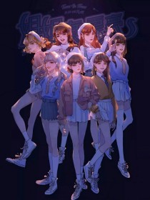 在床上打扑克
